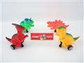 实色间喷漆压力卡通恐龙(4款4色)